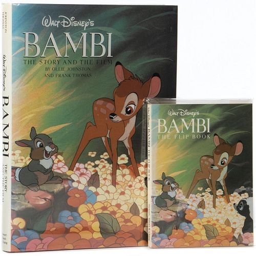 Quadruple signed Disney Bambi collectors set