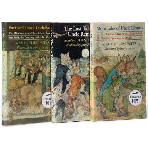 Signed set of Jerry Pinkney Uncle Remus Books