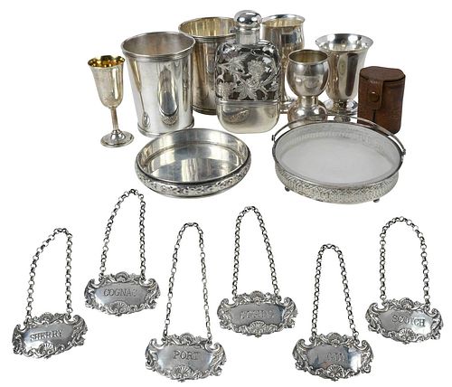 21 Sterling Table Items