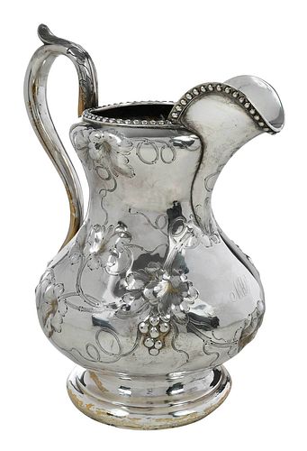 Coin Silver Water Pitcher