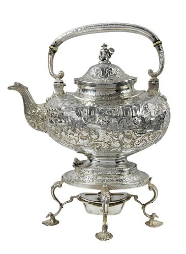 Kirk Coin Silver Hot Water Urn