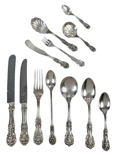 Reed & Barton Francis I Sterling Flatware, 99 Pieces