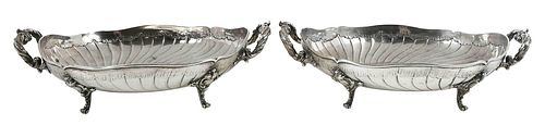 Pair of German Silver Serving Dishes