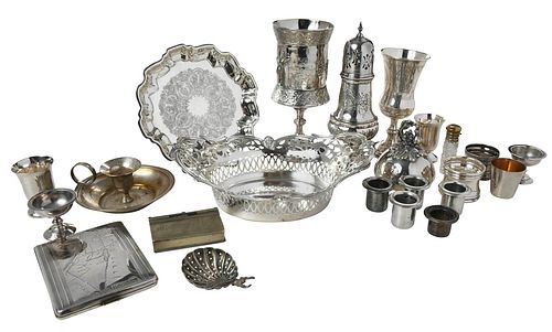 Group of 113 Silver Plate Flatware and Table Items