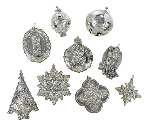 31 Sterling Christmas Ornaments