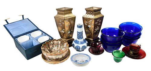 Group of 20 Assorted Asian Table Objects