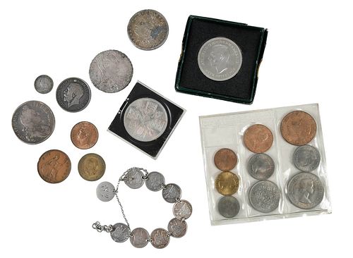 Exonumia and Coins, Mostly British 