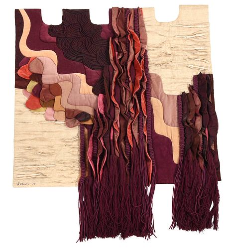 Shula Litan Contemporary Textile Wall Hanging