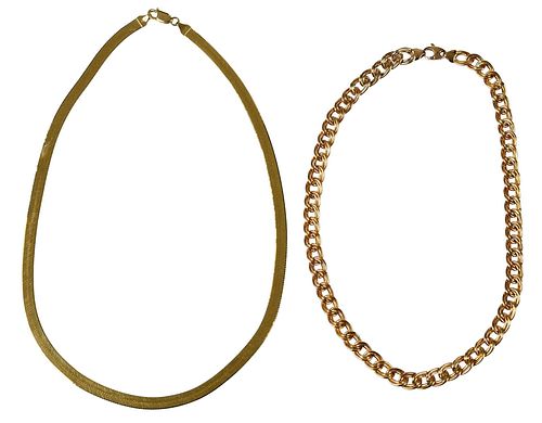 Two 14kt. Necklaces 