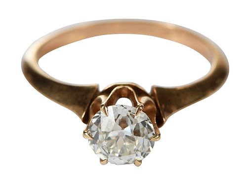 Vintage 14kt. Diamond Ring 