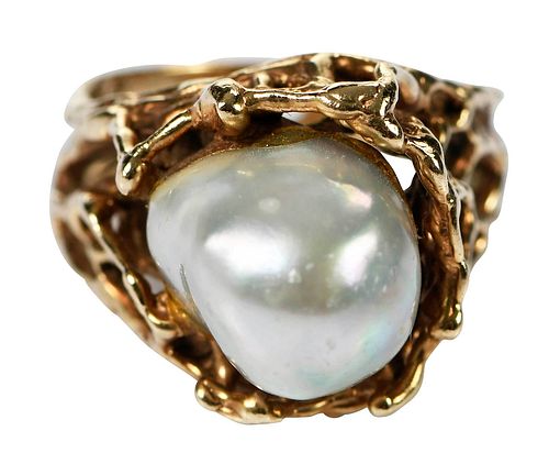 14kt. Pearl Ring 
