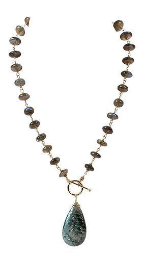 14kt. Gemstone Necklace 