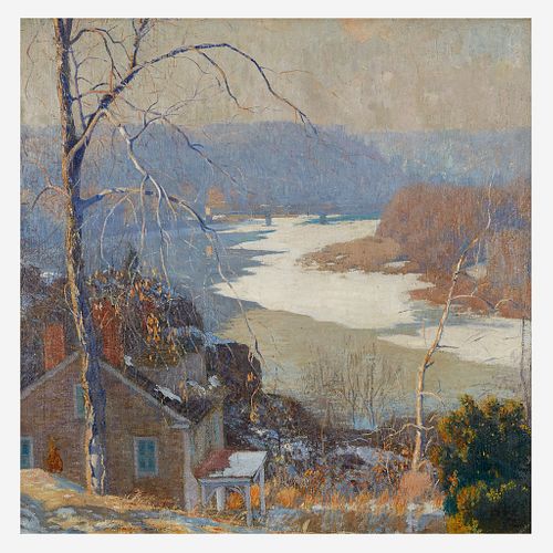 Daniel Garber (American, 1880–1958) Up the River, Winter