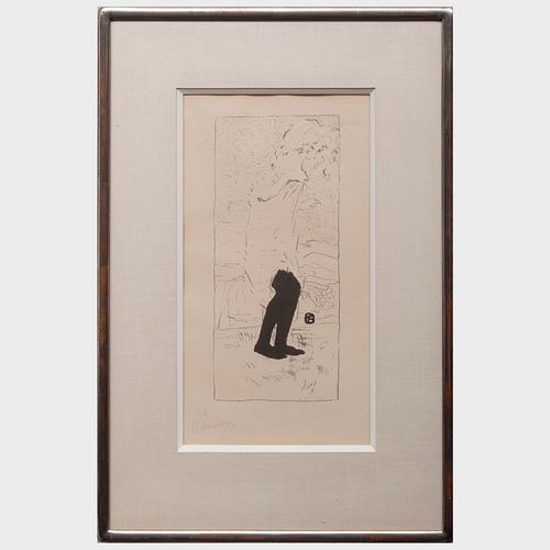 Pierre Bonnard (1867-1947): Jeune femme aux bas noirs