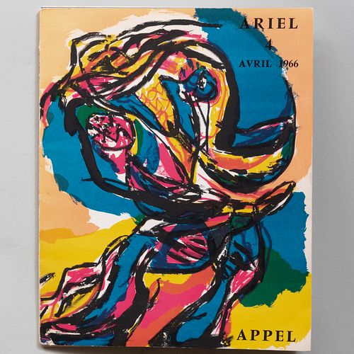 Karel Appel (1921-2006): Ariel 4 Avril 1966