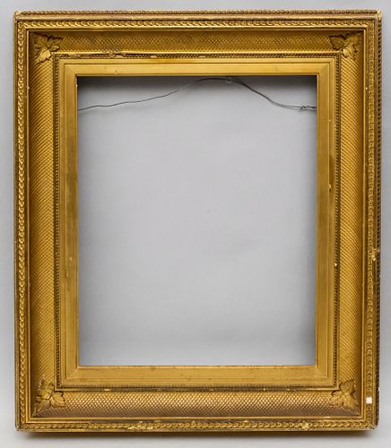 American Quilted Cove Gilt Frame