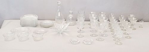 Lot Of Over 50 Pieces Baccarat Crystal Stemware