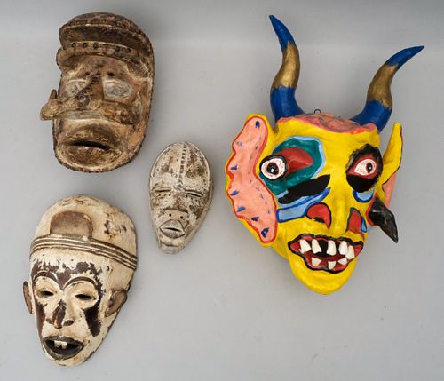 Lot of Tribal & Traditional Masks