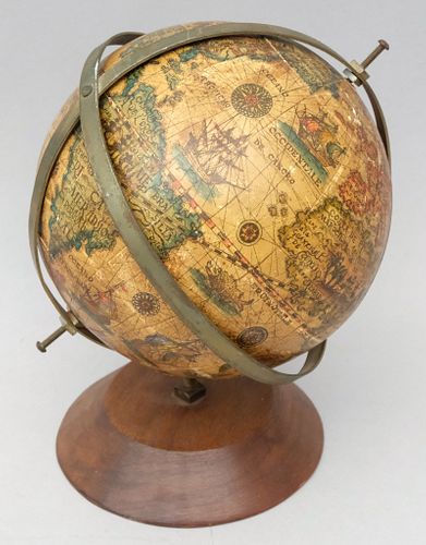 Vintage Desk Globe & Nesting Globe Box