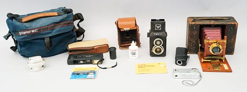 Vintage & Antique Camera Lot, Including Kodak #4