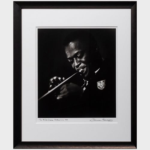 Herman Leonard (1923-2010): Miles Davis, Birdland, NYC