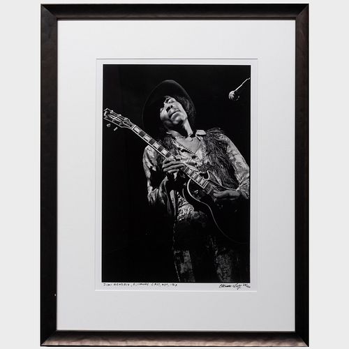 Elliot Landy (b. 1942): Jimi Hendrix, Filmore East, NYC