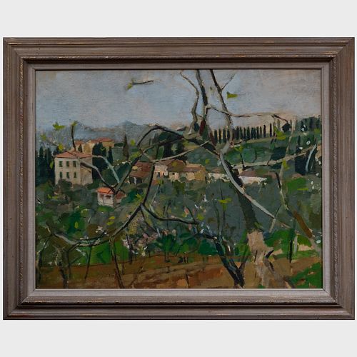 Ken Howard (1932): Tuscan Landscape