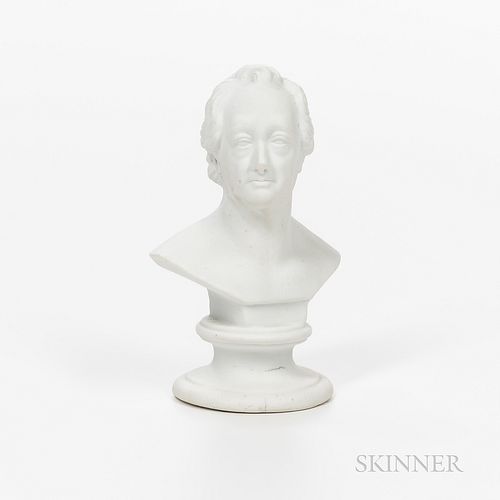 Meissen Bisque Bust of Goethe