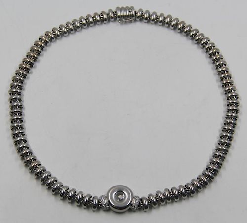 JEWELRY. Chopard "Happy Diamonds" Necklace.