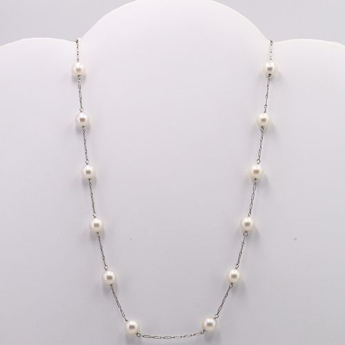 Platinum & Pearls Chain