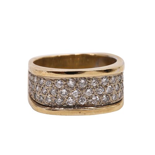 Diamonds & 14k Gold Modern Ring