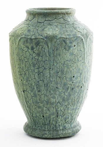 Arts & Crafts Grueby Pottery Vase by Ruth Erickson