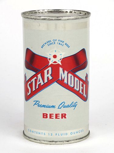 1964 Star Model Beer 12oz Flat Top Can 135-40 Peru, Illinois