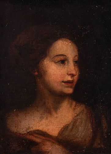Italian school; XVIII century. 
"Portrait of a lady". 
Oil on canvas. Relined.