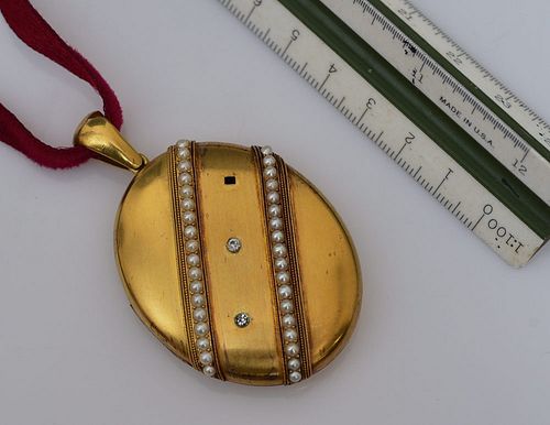 Victorian 16k Gold Locket