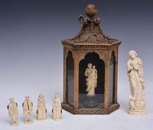 Group European Carved Figures