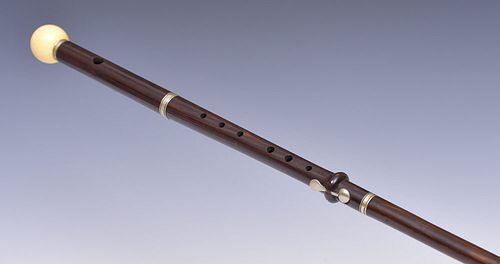 19th Century Musical Flute Walking Stick