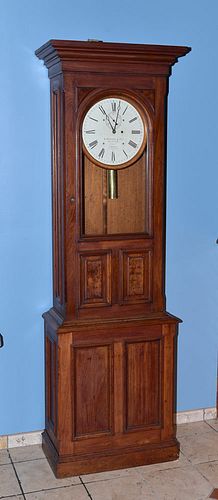 E. Howard & Co. Regulator Walnut Floor Clock