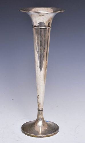 Gorham Sterling Silver Trumpet Vase