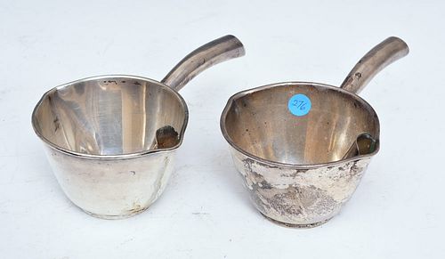 Two Mexican Sterling Silver Porringers