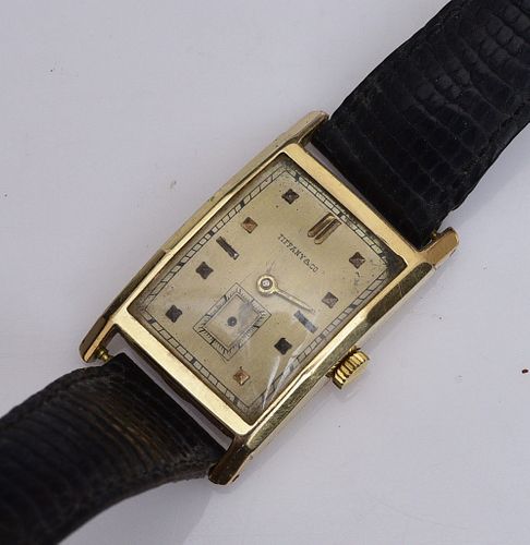 Movado for Tiffany & Co 14k Gold Wrist Watch