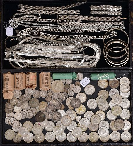 Collection of Jewelry and Coins