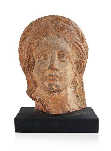 3RD-4TH CENTURY BCE ETRUSCAN VOTIVE HEAD