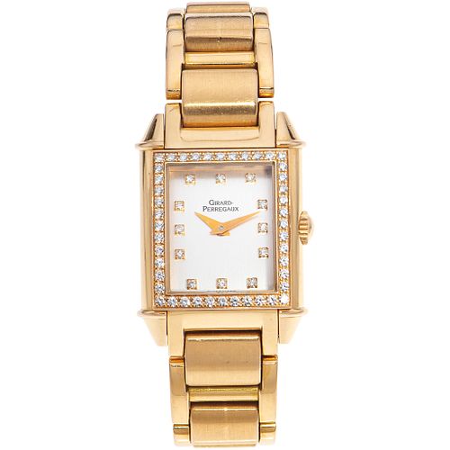 GIRARD PERREGAUX VINTAGE 1945 LADY WATCH WITH DIAMONDS IN 18K YELLOW GOLD REF. 2592  Movement: quartz, Weight: 107.9 g | RELOJ GIRARD PERREGAUX VINTAG