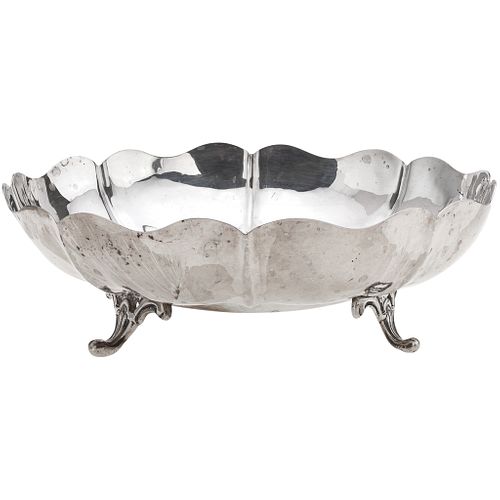 CENTERPIECE, MEXICO, 20TH CENTURY, EMMA 0.950 Sterling Silver, Weight: 277 g | CENTRO  MÉXICO, SIGLO XX Plata EMMA sterling, Ley 0.950 Peso: 277 g