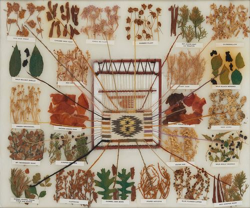 A Navajo dye chart by Ella Myers