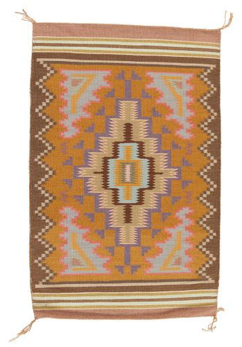 A Navajo rug, by Stella Dubsie
