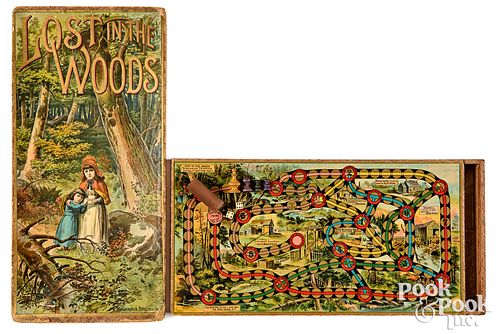 McLoughlin Bros. Lost in the Woods board game