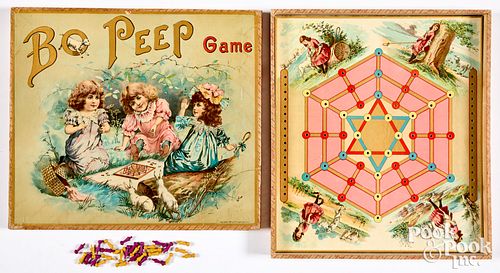 McLoughlin Bros. Bo Peep Game board game, ca. 1895