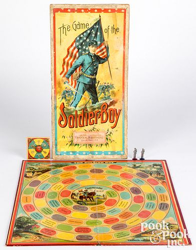 Parker Bros. Game of the Soldier Boy, ca. 1889